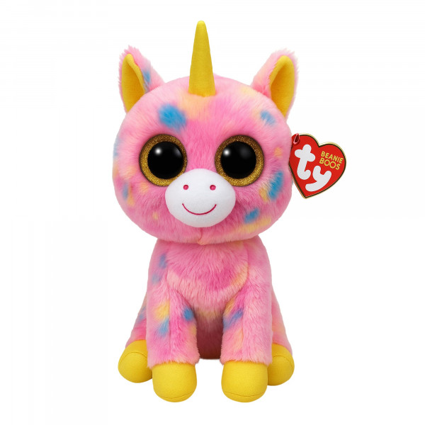 Ty Beanie Boo Fantasia El Unicornio Colorido 10 Tamaño Mediano