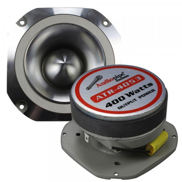 1 par Super Tweeter 4 400 vatios estéreo para coche Bullet Diamond Chrome ATR-4053
