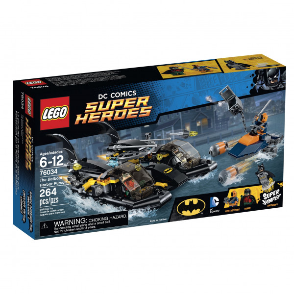 LEGO Super Heroes 76034 Kit de construcción: Persecución en el puerto del Batlancha