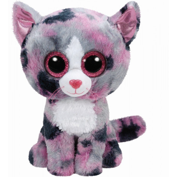 Ty Lindi Gato de Peluche, Rosa, Regular