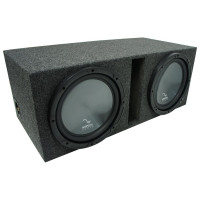 Caja para subwoofer doble Harmony Audio de 15 con caja para subwoofer R154 con ventilación