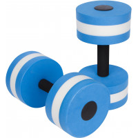 Mancuernas para ejercicios acuáticos - Juego de 2 - Para aeróbic acuático, azul (BARBLS-WTR)