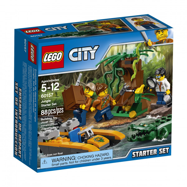 LEGO City Jungle Explorers Jungle Starter Set 60157 Kit de construcción (88 piezas)