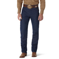 Wrangler 13MWZ Vaquero de corte original para hombre, índigo rígido, 34 W x 32 L