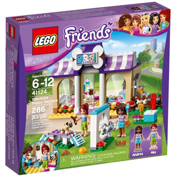 LEGO Friends 41124 Kit de construcción de guardería para cachorros de Heartlake (286 piezas)