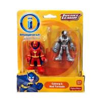 Imaginext DC Liga de la Justicia Cyborg y Tornado Rojo