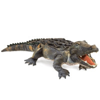 Marioneta de mano de cocodrilo americano Folkmanis, verde, 1 EA