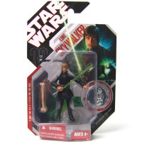 Hasbro Star Wars 30 Aniversario Luke Skywalker Jedi Knight Figura de acción #25 con moneda