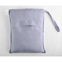 Marycrafts Sábana de viaje con forro para saco de dormir individual, 100% seda de morera pura, 83 x 33, color plateado