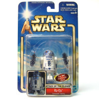 Figura de acción de Star Wars Attack of the Clones Talking R2-D2 (Coruscant Sentry)