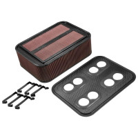 K&N 100-8562 Caja de aire compuesta, tapa con filtro