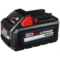 Milwaukee 48-11-1865 Batería de iones de litio M18 REDLITHIUM HIGH Output XC de 6 Ah
