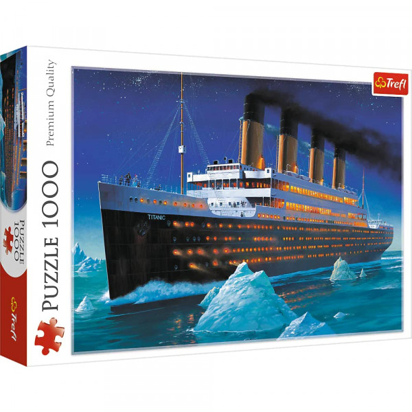 Trefl Titanic - Rompecabezas de 1000 piezas 26.9x18.9