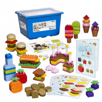 LEGO Education Café+ DUPLO Set 45004, Divertido juguete de aprendizaje STEAM y juegos de rol, Habilidades matemáticas tempranas para niñas y niños a partir de 3 años (131 piezas)