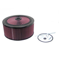 Filtro de aire superior K&N X-Stream: alto rendimiento, premium, lavable, filtro de motor de repuesto: Forma: redondo, 66-3130