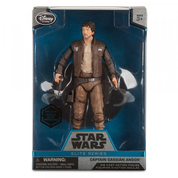 Figura de acción a presión del Capitán Cassian Andor Elite Series de Star Wars - 6 1/2 pulgadas - Rogue One: Una historia