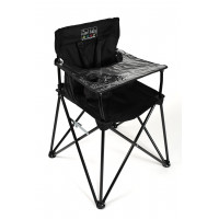 ¡chao! Trona portátil para bebé, para viajes y acampada, color negro