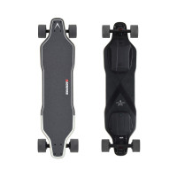 Backfire G2 Longboard eléctrico negro, adecuado para adultos y adolescentes principiantes, batería de 5,2 Ah/187 Wh, alcance de 11 a 12,5 millas, velocidad máxima de 24 mph, garantía de 180 días