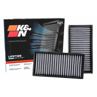 Filtro de Aire de Cabina K&N LIFETIME: Lavable, Aire Limpio para tu Cabina, VF2022