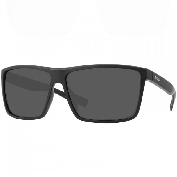 MAXJULI Gafas de sol polarizadas grandes para hombres y mujeres con cabezas grandes Protección UV 400 (apto talla XL) Negro/Gris