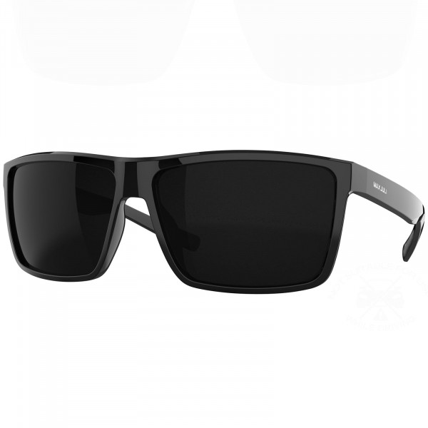 MAXJULI Gafas de sol polarizadas grandes para hombres y mujeres con cabezas grandes Protección UV 400 (ajuste tamaño XL) Negro/Super Oscuro