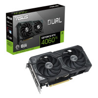 ASUS Dual GeForce RTX 4060 Ti OC Edition 8GB GDDR6 Tarjeta gráfica para juegos Negro (Nvidia GeForce RTX4060Ti DLSS 3, PCIe 4.0, 1x HDMI 2.1, 3X DisplayPort 1.4a, DUAL-RTX4060TI-O8G)