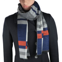 Debra Weitzner Bufanda de cachemira para hombre Bufandas de invierno 100% algodón Accesorios de moda suaves y cálidos 12 estampados