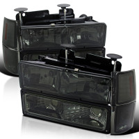 Juego de faros delanteros Spec-D Tuning para Chevy C10 1994-1998