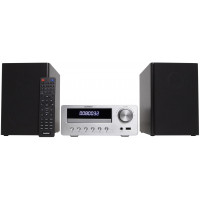 Sistema de estantería estéreo con radio CD SoundBeast y dos altavoces de estantería de 30 W