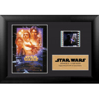 FilmCells Star Wars Episodio IV Una Nueva Esperanza Auténtica Pantalla de Edición Especial de Celda de Película de 35 mm, Negro, 7x5