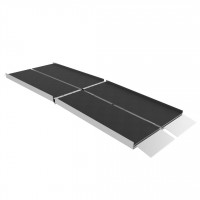 Rampa para silla de ruedas EZ-ACCESS SUITCASE TRIFOLD, aluminio antideslizante, 8 pies