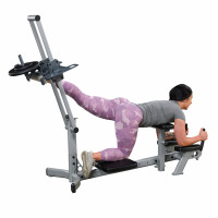 Powerline by Body-Solid (PGM200X) Glute Master - Máquina de aislamiento de glúteos para entrenamientos específicos de glúteos y piernas en casa