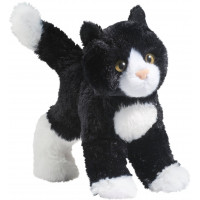 Peluche de gato blanco y negro Douglas Snippy