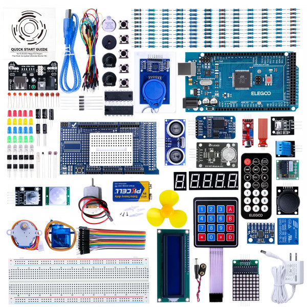 ELEGOO Mega 2560 R3 Project El kit de inicio más completo con tutorial