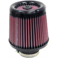 Filtro de aire universal con abrazadera X-Stream de K&N: alto rendimiento, premium, filtro de repuesto: diámetro de brida: 2,75 pulgadas, altura del filtro: 5,5 pulgadas, longitud de brida: 2 pulgadas, forma: redondo cónico, RX-4960