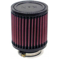 Filtro de aire con abrazadera universal de por vida original de alto flujo K&N: alto rendimiento, premium, lavable: diámetro de brida: 2.0625 pulgadas, altura del filtro: 4 pulgadas, longitud de brida: 0.875 pulgadas, forma: redonda, RA-0500