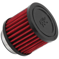 Filtro de aire/respiradero de ventilación K&N: alto rendimiento, premium, lavable, filtro de motor de repuesto: diámetro de brida: 1,75 pulgadas, altura del filtro: 2,5 pulgadas, longitud de brida: 0,625 pulgadas, forma: respiradero, 62-1470
