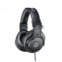 Audio-Technica ATH-M30x - Auriculares profesionales para monitor de estudio, color negro