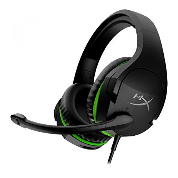 HyperX CloudX Stinger - Licencia oficial para auriculares Xbox Gaming, orejeras ligeras y giratorias, espuma viscoelástica, comodidad, durabilidad, controles deslizantes de acero, micrófono con cancelación de ruido giratorio para silenciar