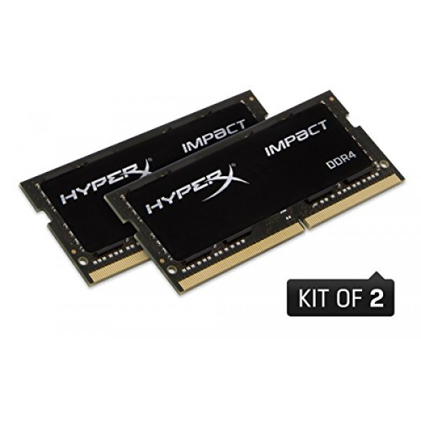 Kingston Technology HyperX Impact 32GB 2933MHz DDR4 CL17 SODIMM (Kit de 2) Memoria HX429S17IBK2 / 32