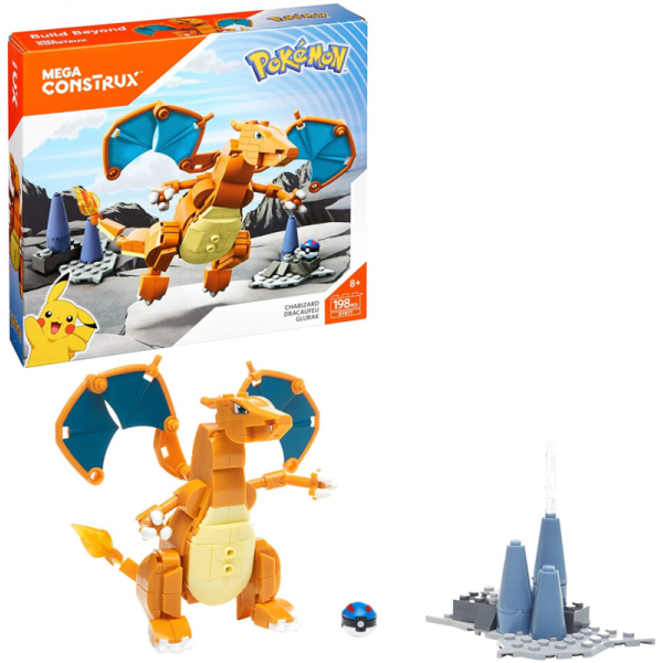 Pokemon Charizard Mega Construx