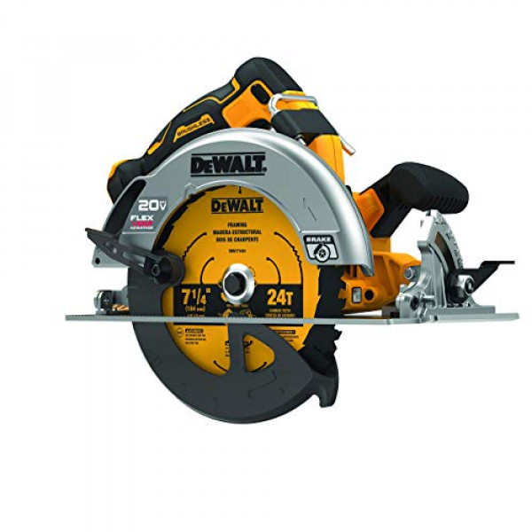 DEWALT DCS573B 20V MAX 7-1 / 4 in. Sierra circular inalámbrica sin escobillas con FLEXVOLT Advantage (solo herramienta) (renovada)