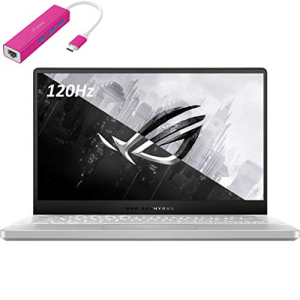 Computadora portátil para juegos ASUS ROG Zephyrus G14 14 FHD 120Hz VR Ready, Octa-Core AMD Ryzen 9 4900HS (Beat i7-10750H), NVIDIA GeForce RTX 2060 Max-Q, 24GB DDR4, 1TB PCIe SSD, Win 10, iPuzzle Type-C CUBO