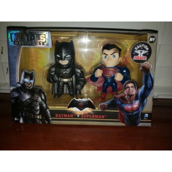 Jada Metals Die Cast Batman Vs Superman Armored Batman M9 Paquete doble