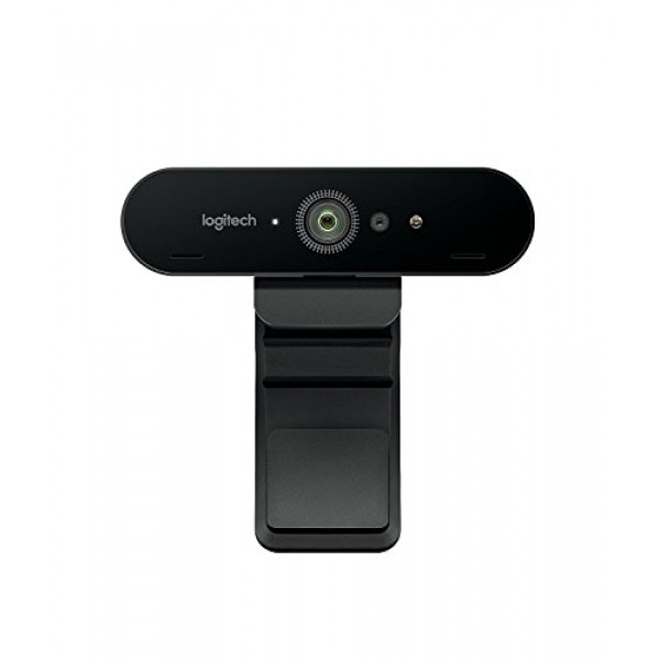Cámara web Logitech BRIO Ultra HD para videoconferencia, grabación y transmisión - Negro