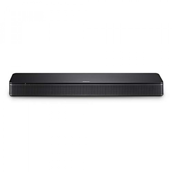 Altavoz para TV Bose: barra de sonido pequeña con conectividad Bluetooth y HDMI-ARC, color negro, incluye control remoto