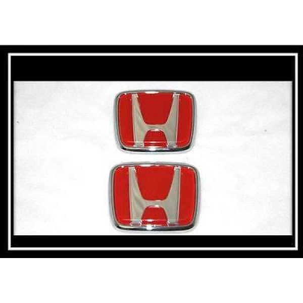NUEVO HONDA CIVIC PRELUDE CRX ACCORD JDM CAPUCHA Y TRONCO EMBLEMA ROJO INSIGNIA