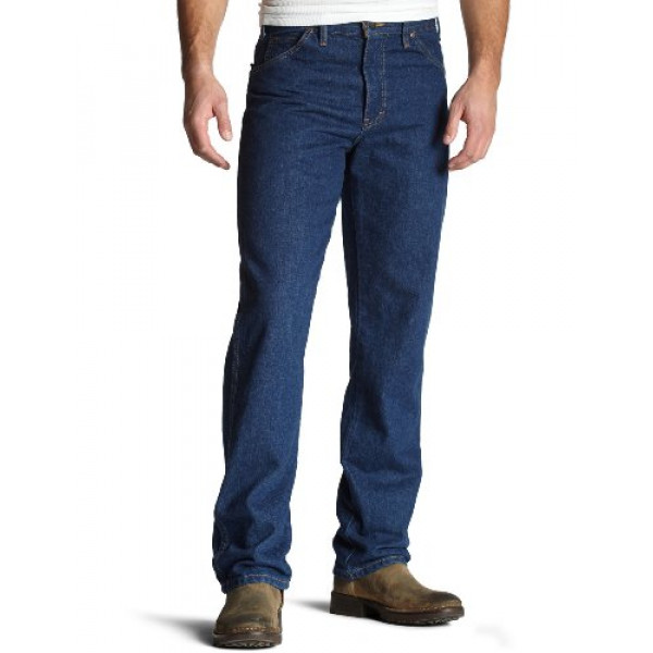 Dickies - Vaquero de 5 bolsillos para hombre, azul índigo, 42x32