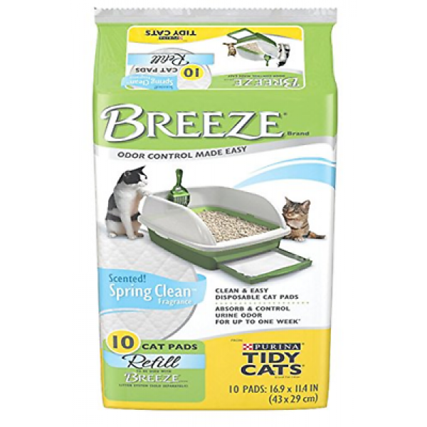 Recambios para almohadillas para gatos Purina Tidy Cats Breeze Litter System. (6) 10 qt. Cajas