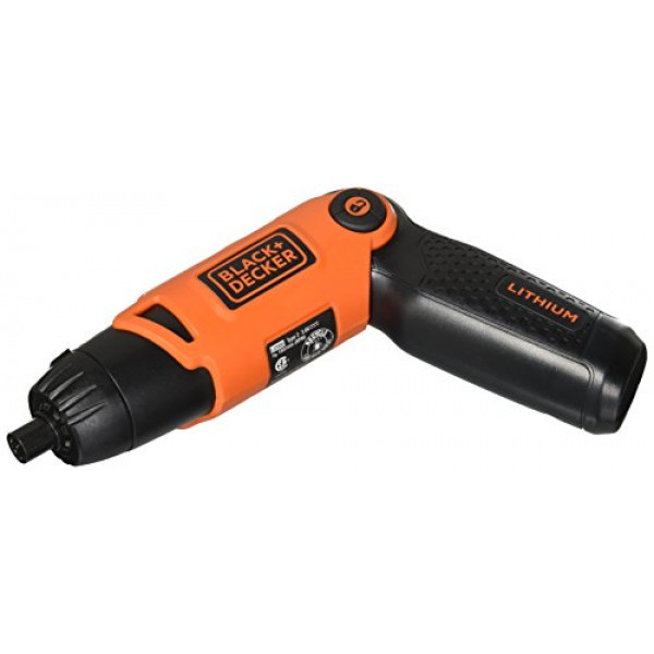 Destornillador inalámbrico BLACK + DECKER con mango giratorio, 3,6 V (Li2000)